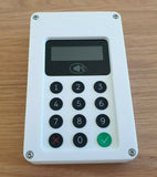 Wall box secure enclosure mount for izettle card reader